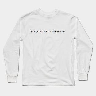 Unrelatable - Black Text Long Sleeve T-Shirt